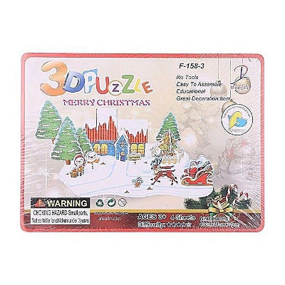 Picture of Paper 3D Puzzle Game - Multi Color