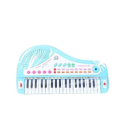 Picture of Plastic Electronic  Piano - White and Sky Blue