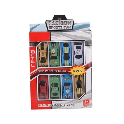Picture of Plastic Sports Car Toy for Kids - Multi Color