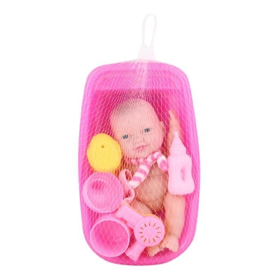 Picture of Plastic Toy Doll For Kids - Pink
