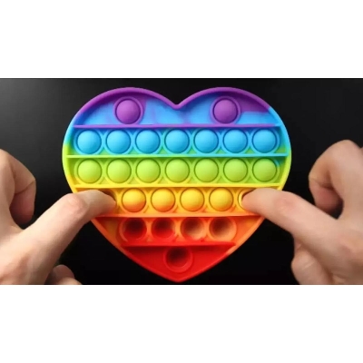 Picture of Push Pop Bubble Fidget Sensory Toy Special Needs Stress Reliever Silicone Stress Reliever Toy Squeezes Sensory Toys