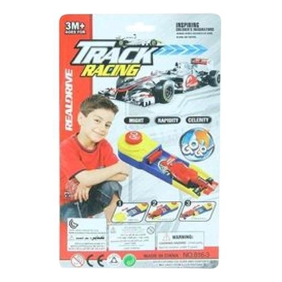 Picture of Real Drive Track Racing Car - Black and Red