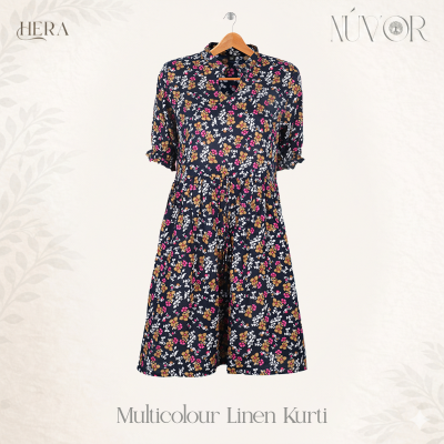 Picture of Multicolour Linen Kurti
