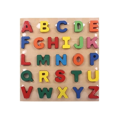 Picture of Wood Letter Board For Kids - Multicolor
