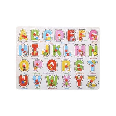 Picture of Wooden Letter Board - Multi Color