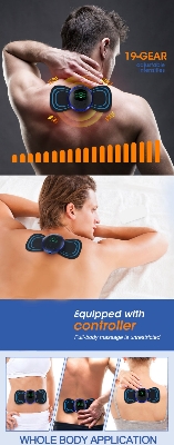 Picture of Massage Sticker for Neck and Lower Back | MNK SHOP (Black)