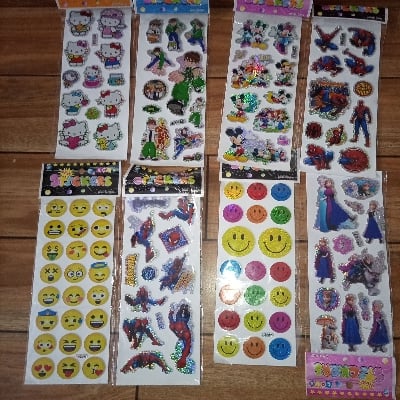 Picture of Cute Cartoon Sticker Collection – Fun Pack | MNK SHOP (Multicolor)