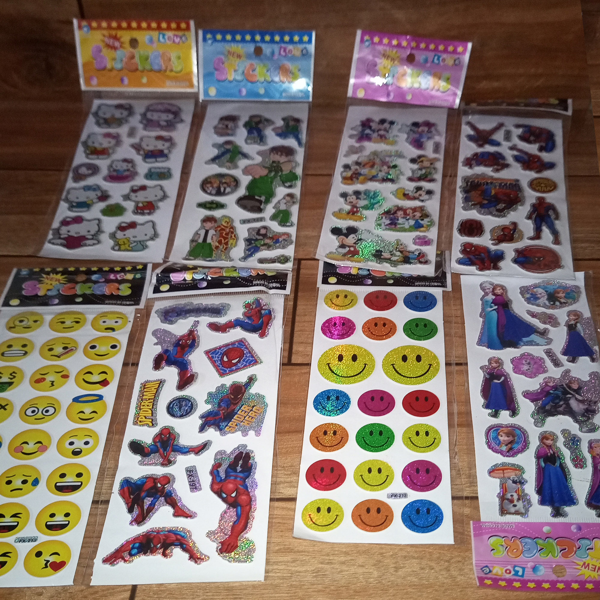 Picture of Cute Multi Sticker Sheets – Ideal for School Projects | MNK SHOP (Multicolor)