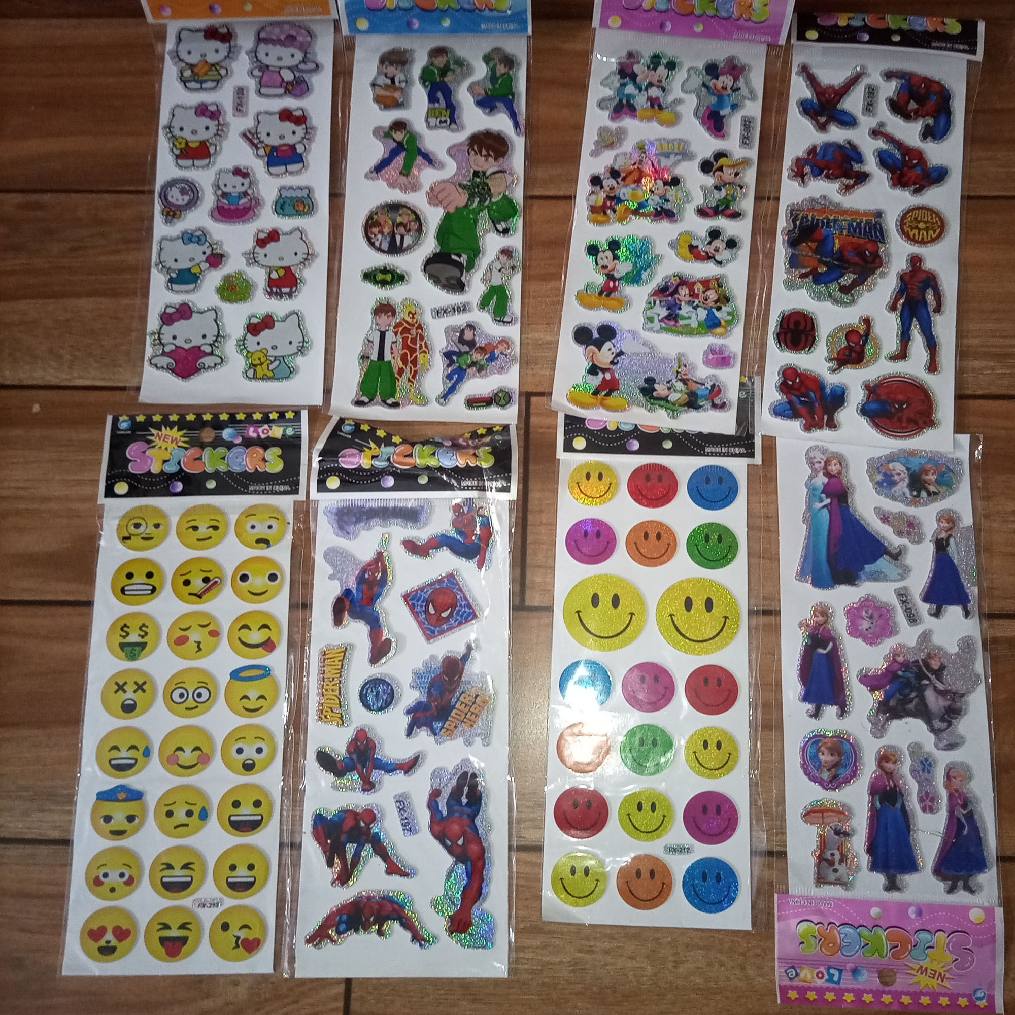 Picture of Smiley Face Kids Stickers – Notebook Ready | MNK SHOP (Multicolor)