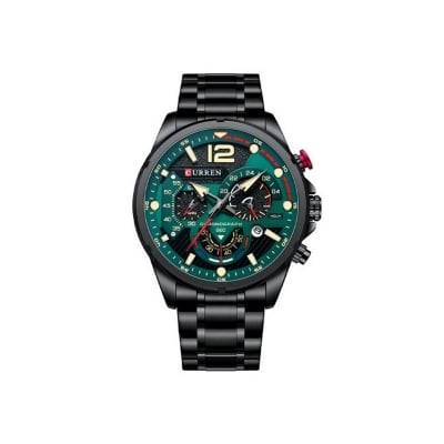 Picture of CURREN 8395 Luxury Brand Watch for Men – Black & Green