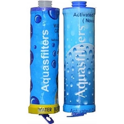Picture of Aquaguard INOVA/Infinity 10 Inch Carbon Block and Threaded PP Filter Prefilter Cartridge DIY Candle - 2 Pcs
