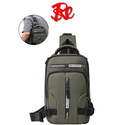 Picture of Multifunction Men's Shoulder Bag Anti-theft Initiated Messenger Bags Waterproof USB Charging Bag for Man Casual Tote New - Multicolor