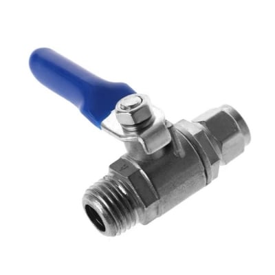 Picture of Water Purifier SS Ball Valve 1/4 inch tube Pipe - Silver