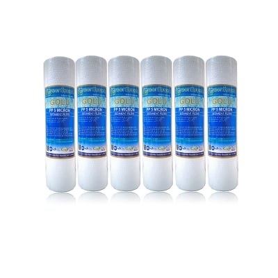 Picture of GreenTouch GOLD 5 Micron PP Sediment Filter – Pack of 6 – RO Pre Filter – NSF Certified