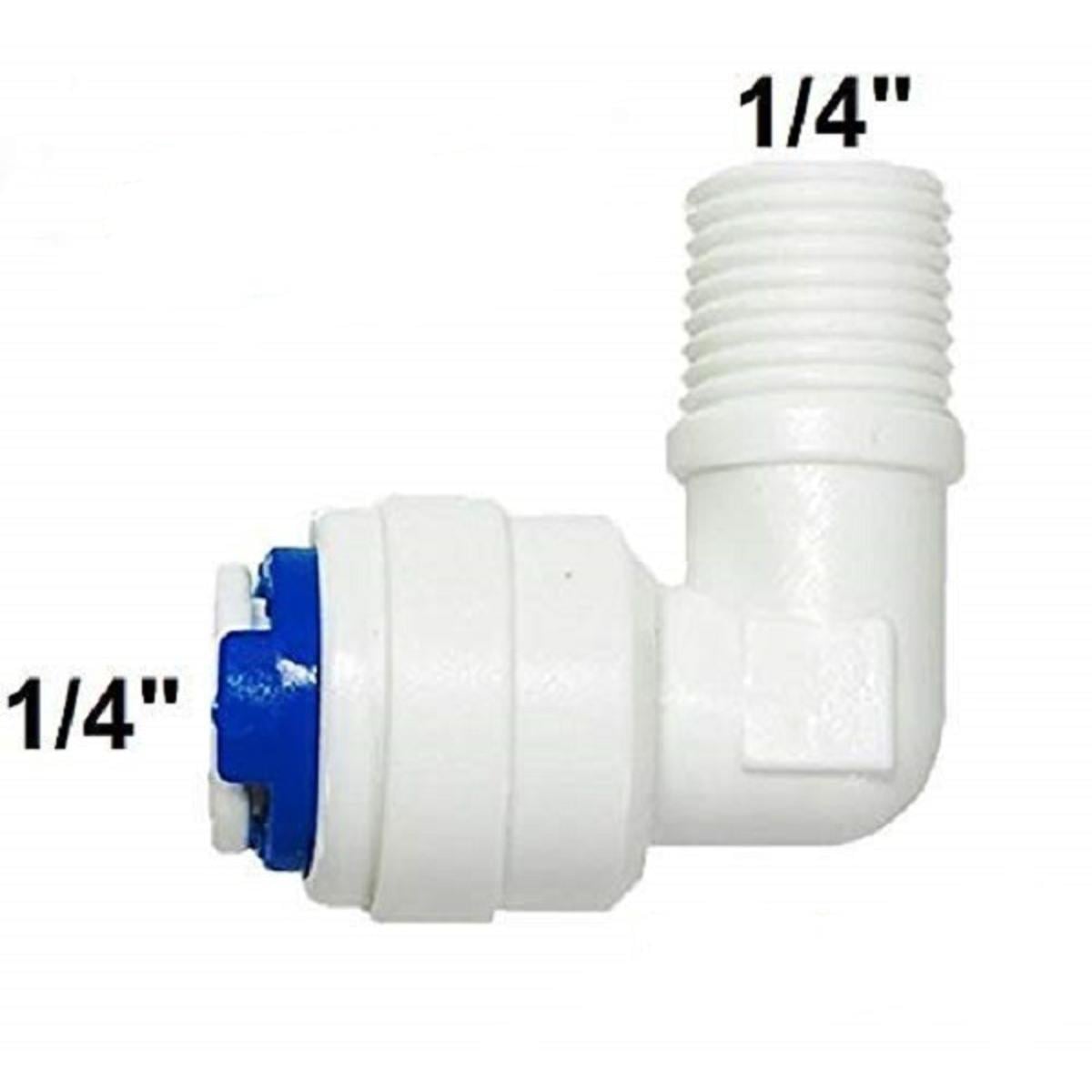 Picture of Inline Filter Elbow Connectors For Ro Water Purifier (Price for 2 pcs) - White