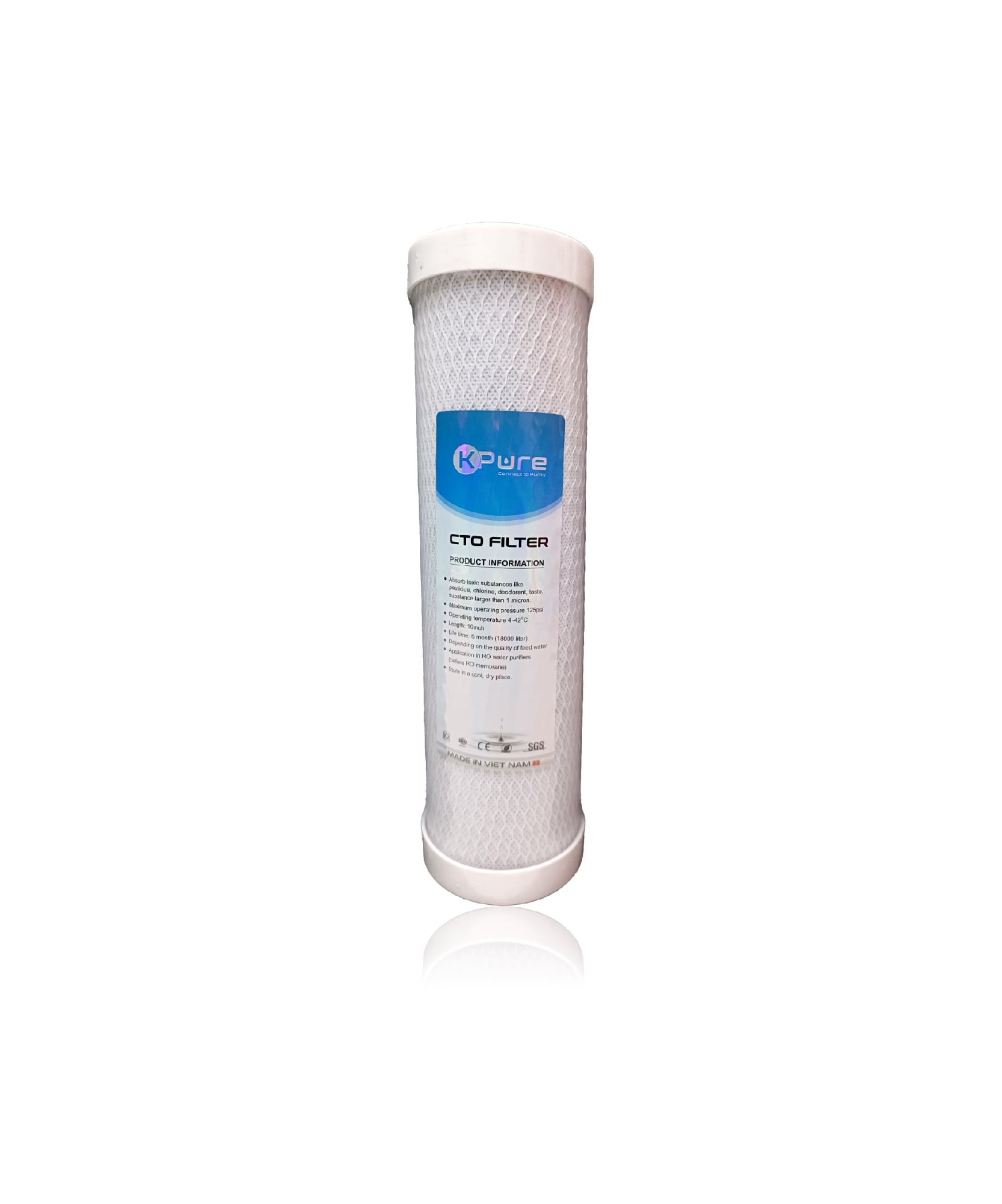 Picture of Triple Action RO Water Purifier Filters – 10" Standard Size