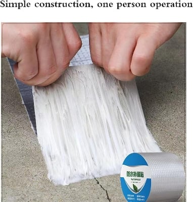 Picture of Heavy Duty Waterproof Tape – Roof, Pipe & Wall Leak Repair Solution - Silver