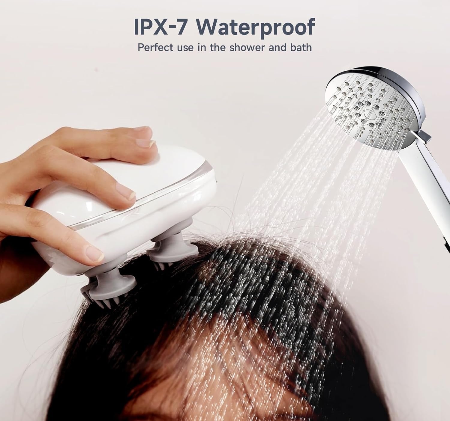 Picture of Electric Scalp Massager for Stress Relief – Portable 3D Kneading Head Spa - Not Specified