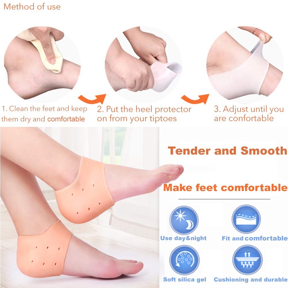 Picture of Moisturizing Silicone Heel Guard | Cracked Heel & Foot Care Pad - Not Specified