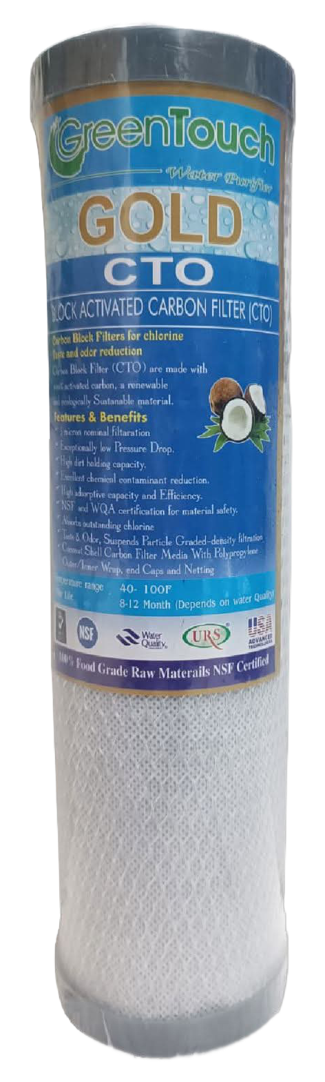 Picture of 10'' 3 in One PP+UDF+CTO for water Purification System - White