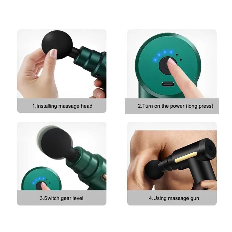 Picture of Mini Massager Rechargeable Deep Tissue Therapy SY-720 - Not Specified