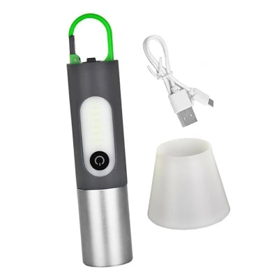 Picture of Digital Thunder XST-836 Multipurpose Rechargeable LED Torch with Dome Cover - Multicolor