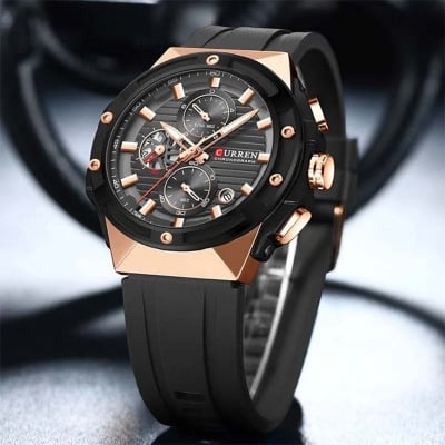 Picture of Curren 8462 Watch For Men – Black