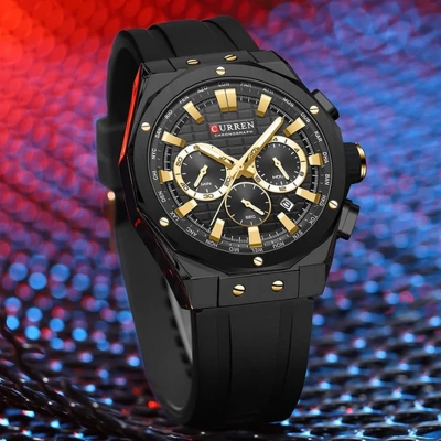 Picture of Curren 8464 Orginal Watch For Men-Black
