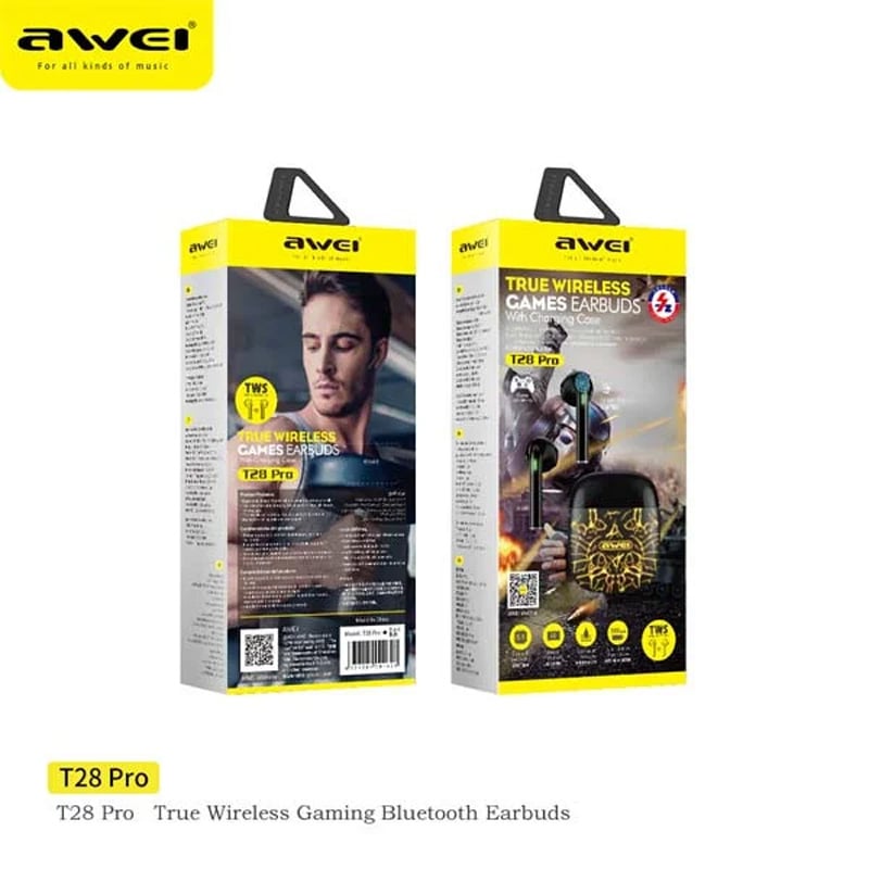 Picture of Awei T28Pro In-ear Headset TWS Wireless Earphone - Black