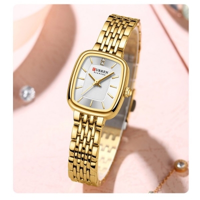 Picture of Curren 9093 Women Watch – Golden White
