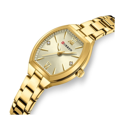 Picture of Curren 9112 Orginal Watch For Woman-Full Golden