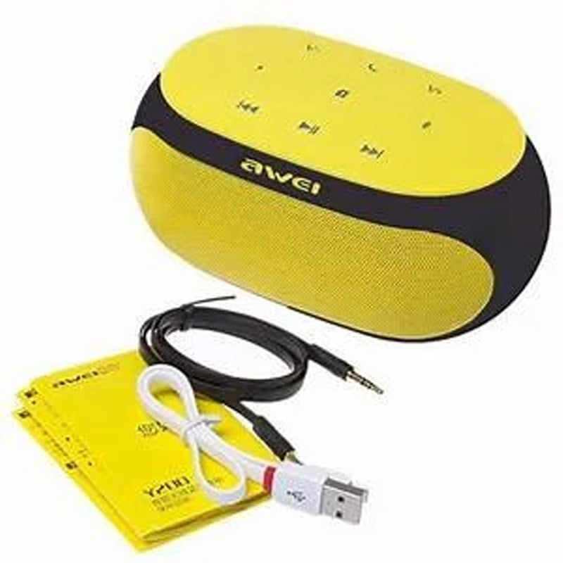 Picture of Awei Y200 Portable Wireless Bluetooth Speakers - Yellow & Black