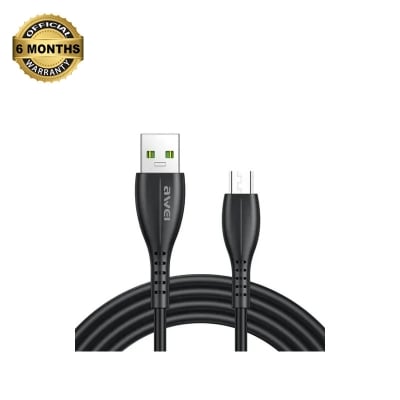 Picture of Awei CL-115M 1 Meter USB to Micro USB 2.4A Fast Charging Cable - Beige