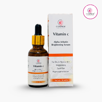 Picture of Cosprof vitamin c alpha arbutin brightening serum 30 ml for Dry & Normal skin