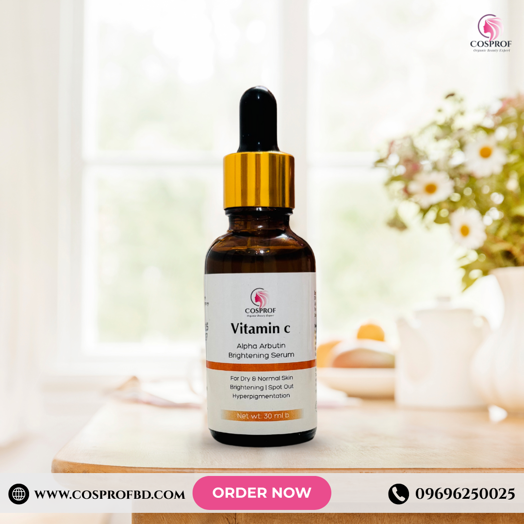Picture of Cosprof vitamin c alpha arbutin brightening serum 30 ml for Dry & Normal skin