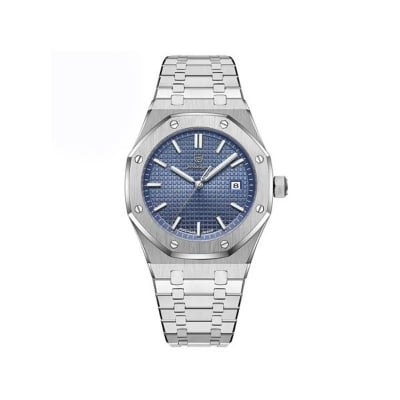 Picture of Poedagar 924 Fashion Quartz Stainless steel Men’s Wrist Watch-Silver Blue