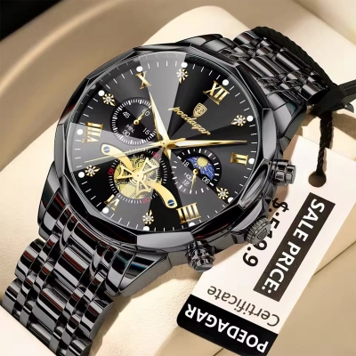Picture of POEDAGAR 938 Watch For Men–Full Black