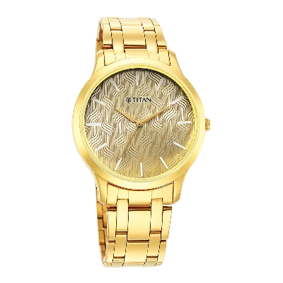 Picture of Karishma Radiance Champagne Dial Analog Watch for Men
