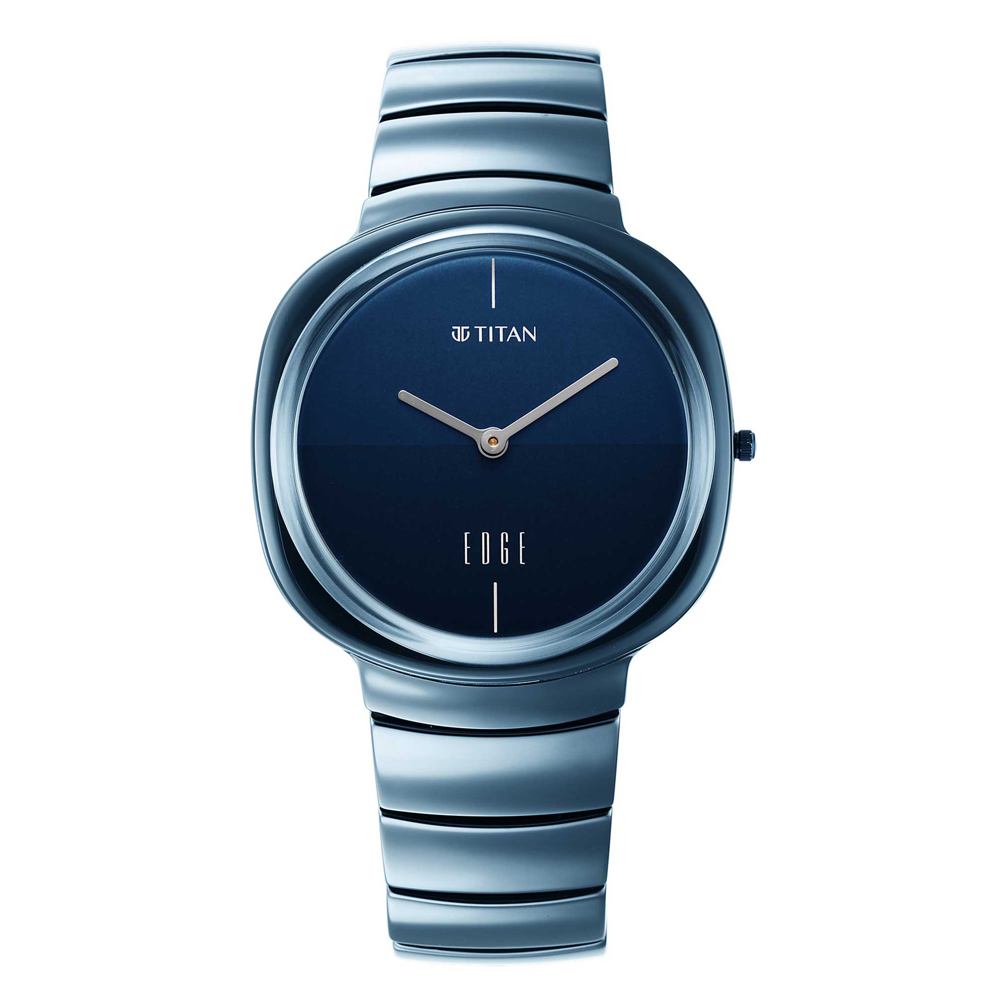 Picture of Titan Edge Squircle Blue Dial Ceramic Strap Watch for Men