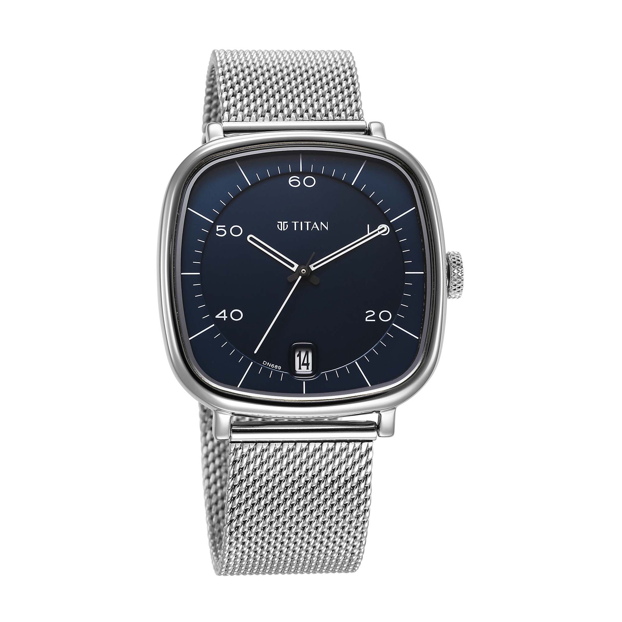 Picture of Titan Neo Curve 1885SM02 Stainless Steel Strap Watch For Men