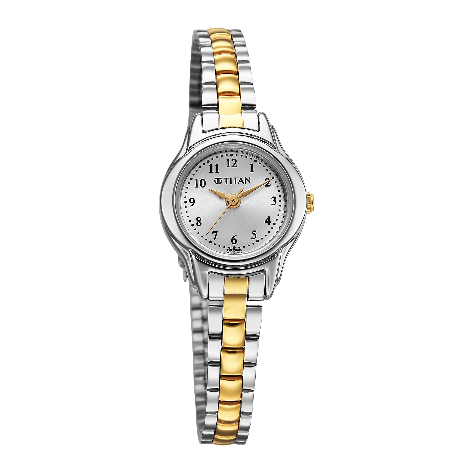 Picture of Titan Karishma Silver Dial Dual Tone Stainless Steel Analog Watch