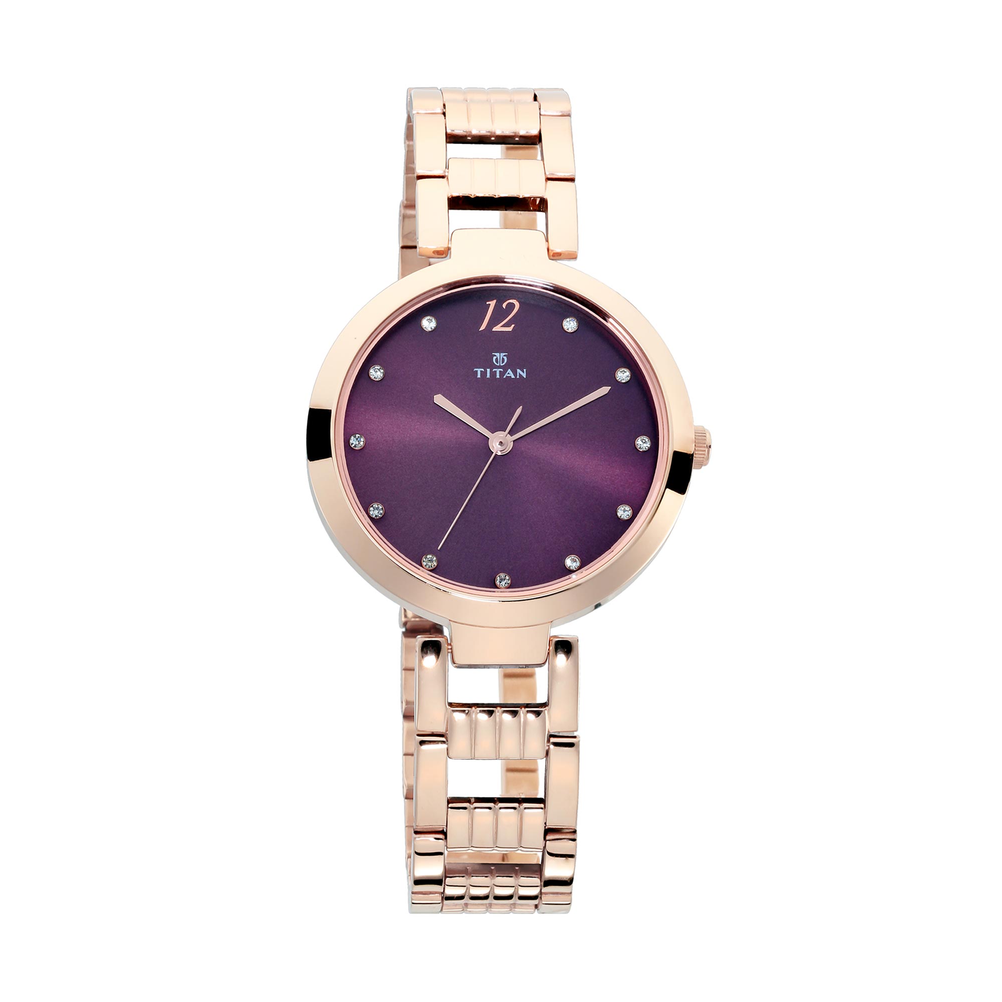 Picture of Titan Sparkle Purple Dial Analog Watch for Women