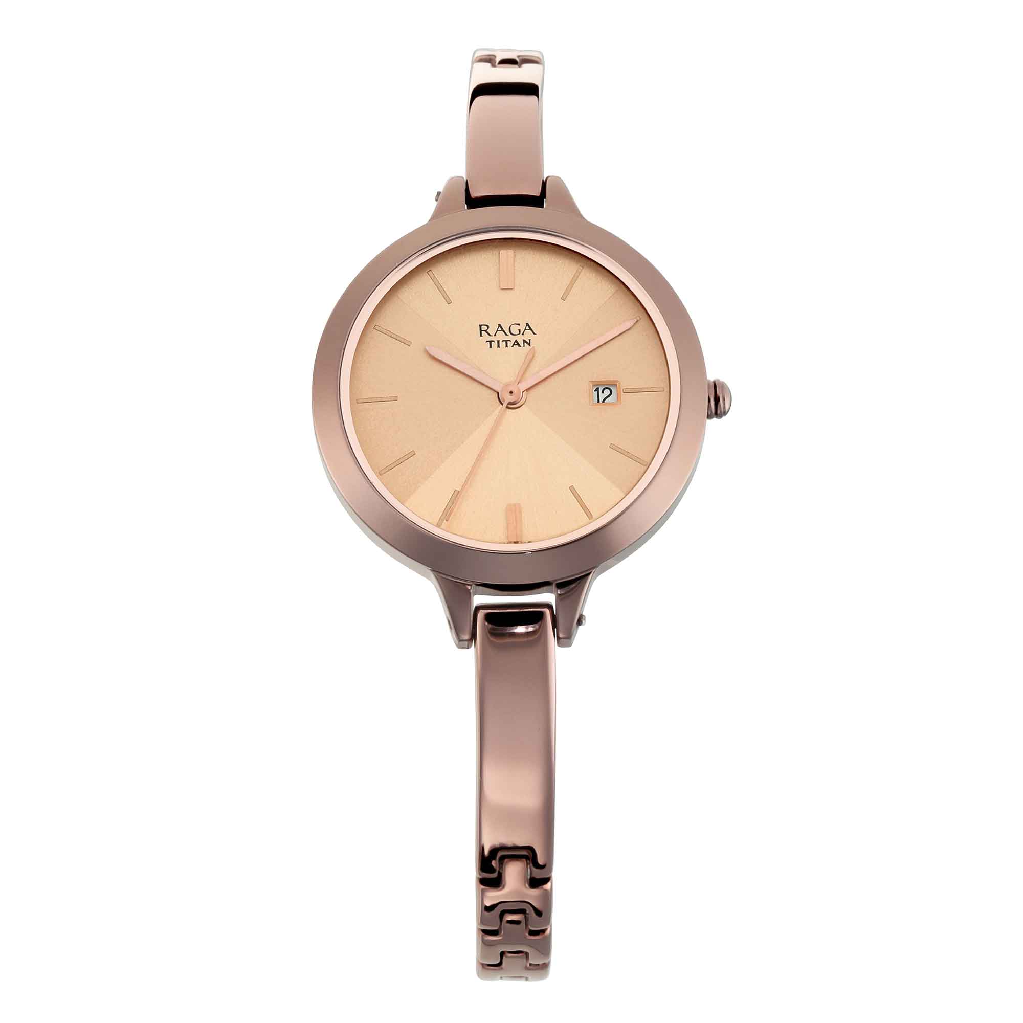Picture of Raga Rose Gold Dial Metal Strap Watch