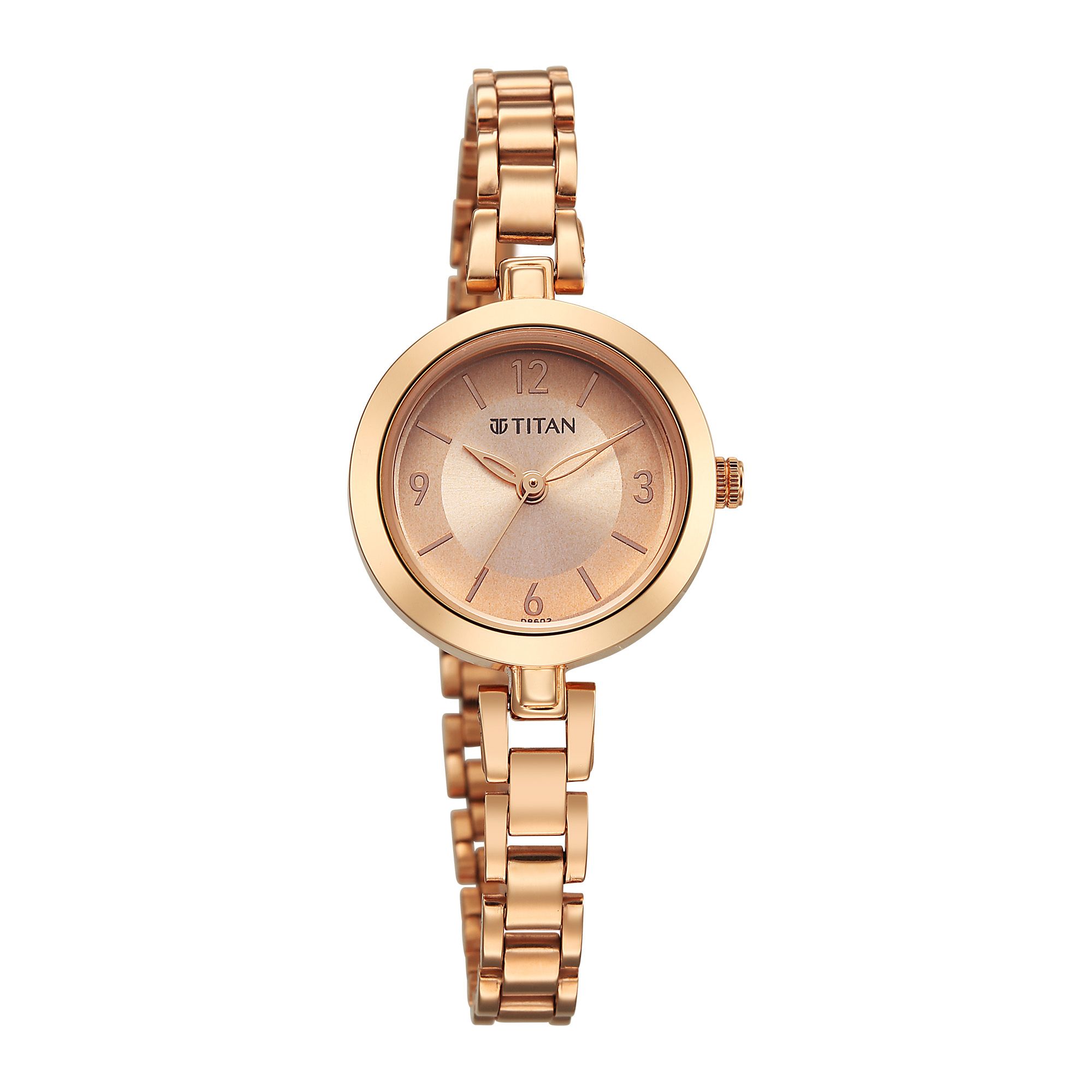 Picture of Titan Karishma Gold Dial Stainless Steel Strap Analog Watch for Women