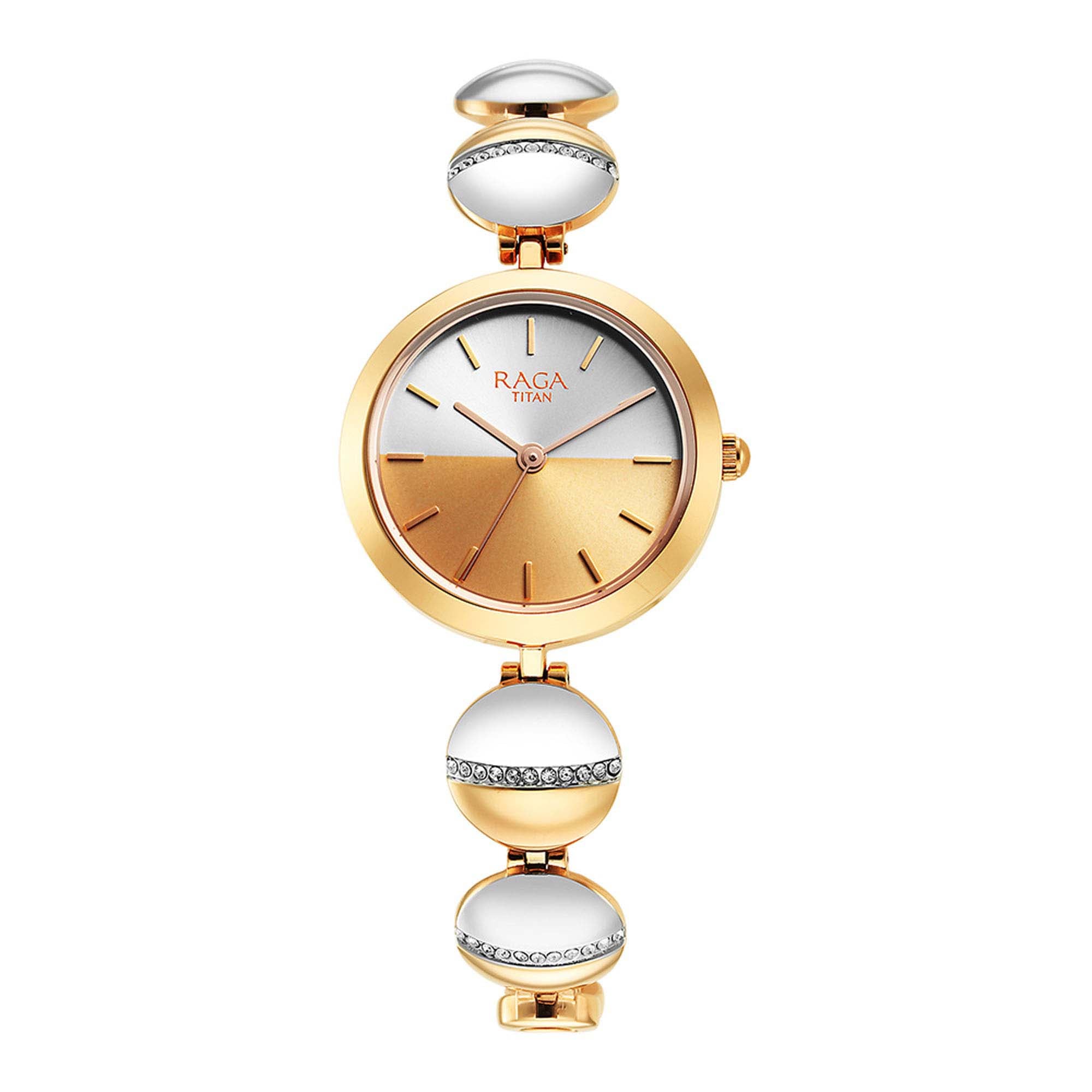 Picture of Raga Delight Silver Dial Metals Strap Watch