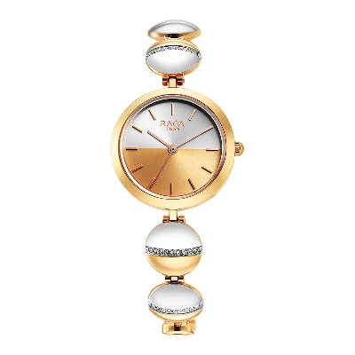 Picture of Raga Delight Silver Dial Metals Strap Watch