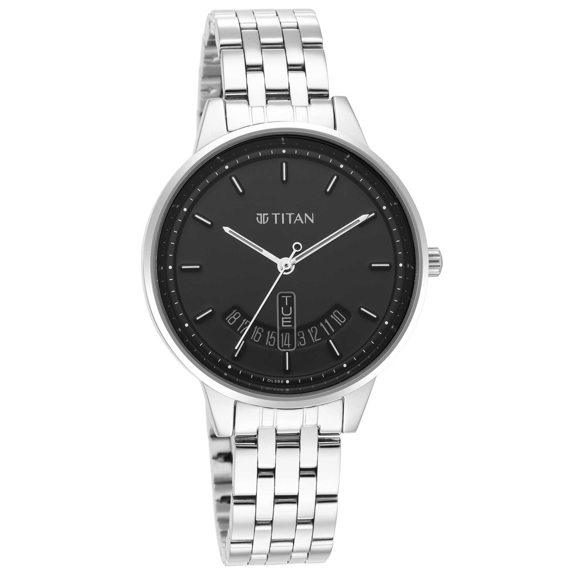 Picture of Workwear Watch with Black Dial & Brass Strap