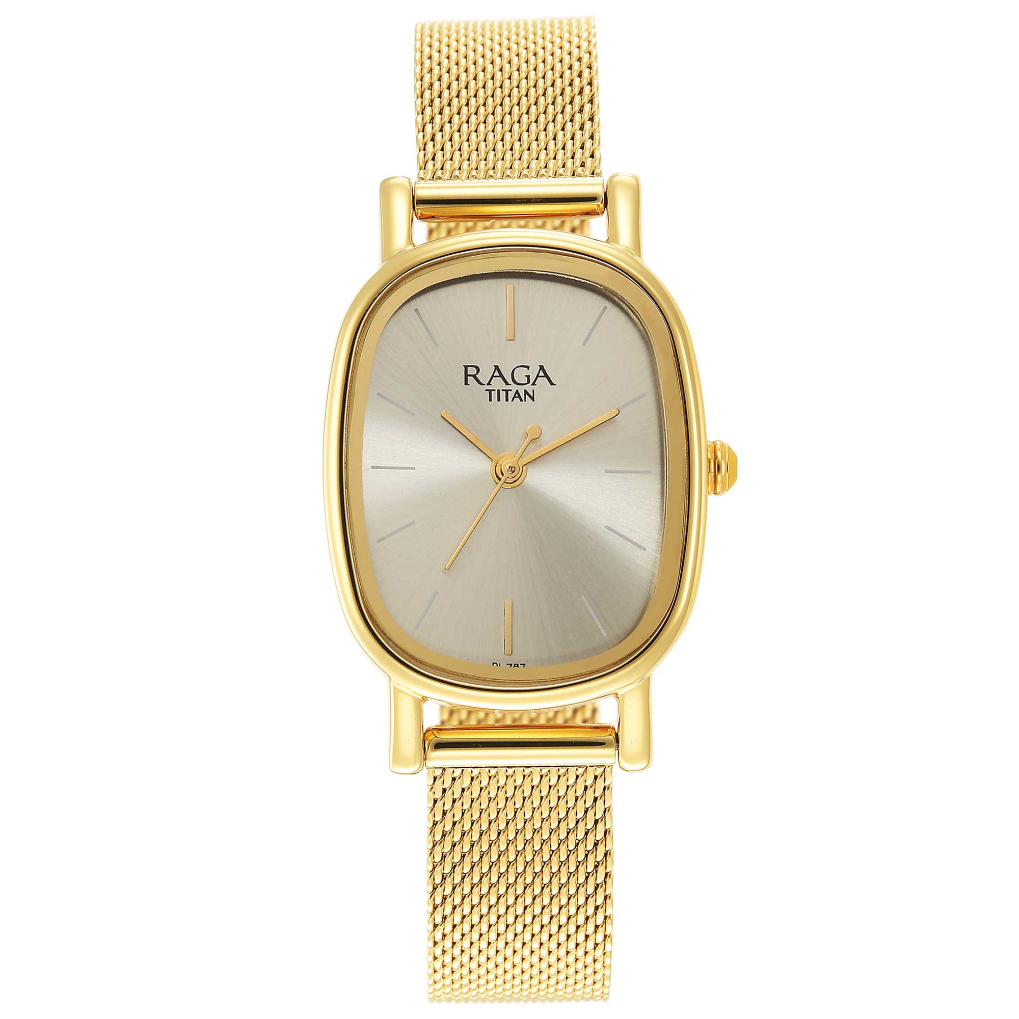Picture of Raga Viva Champagne Dial Stainless Steel Strap Watch