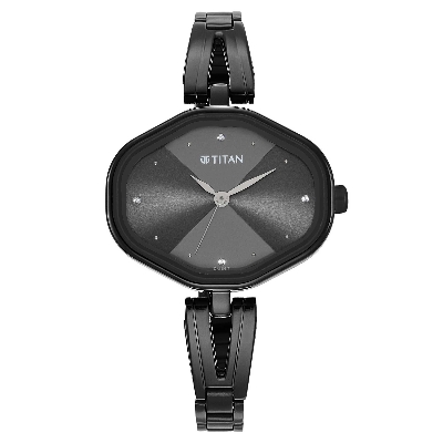 Picture of Ladies Karishma Black Dial Metal Strap Watch