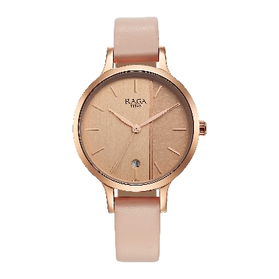 Picture of Titan Raga Viva Rose Gold Dial Watch for Women